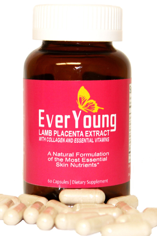 EVER YOUNG Collagen (Nhau thai cừu) -  Tinh chất lm đẹp da